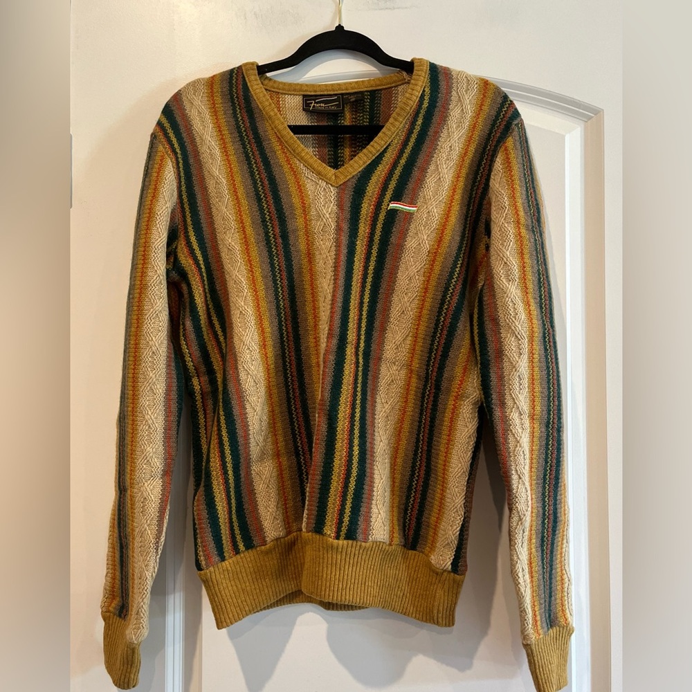 Vintage Italian Wool/Acrylic Sweater Pit To‎ Pit Is 19 Inches